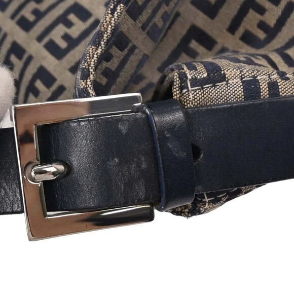 Fendi Gray Zucchino Baguette Handbag 2321- - Picture 6 of 10